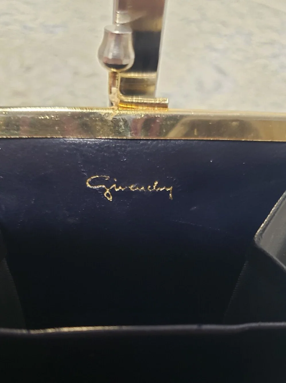 Vintage Givenchy Monogram Kisslock Coin Purse